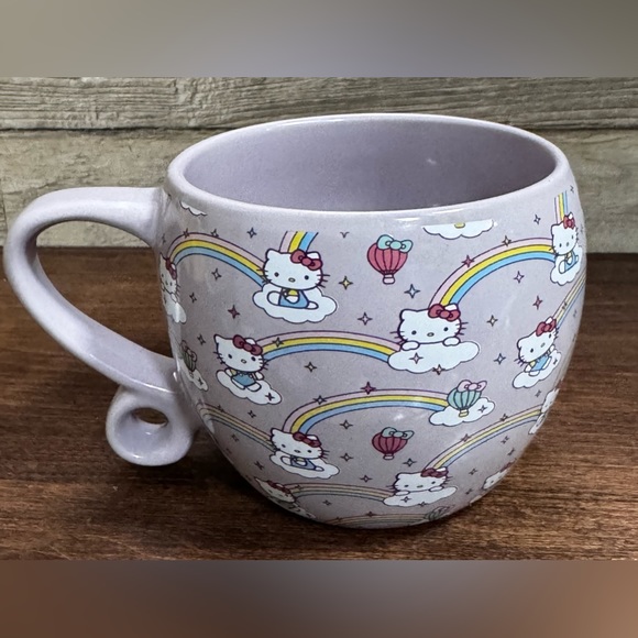 Super Cute Hello Kitty Love Ceramic Mug 15.9oz - NEW - Picture 3 of 5